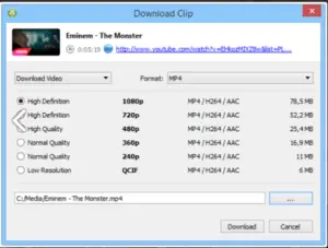 4k video downloader audio option only