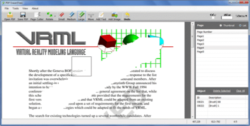 PDF Eraser software lets you Edit, Add or Delete Text or Images in PDF files