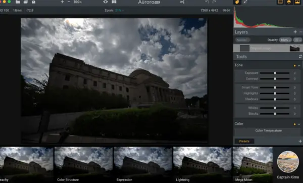 edit photos in aurora hdr pro from lightroom