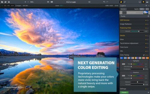 Aurora HDR for Windows is a powerful HDR photo editor