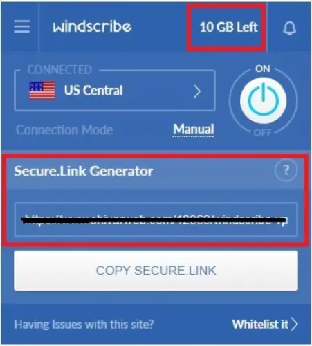 windscribe vpn privacy