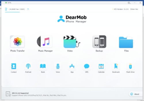 Manage your iPhone on Windows using DearMob iPhone Manager