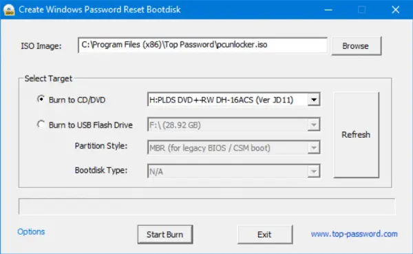 Windows Password Recovery 2