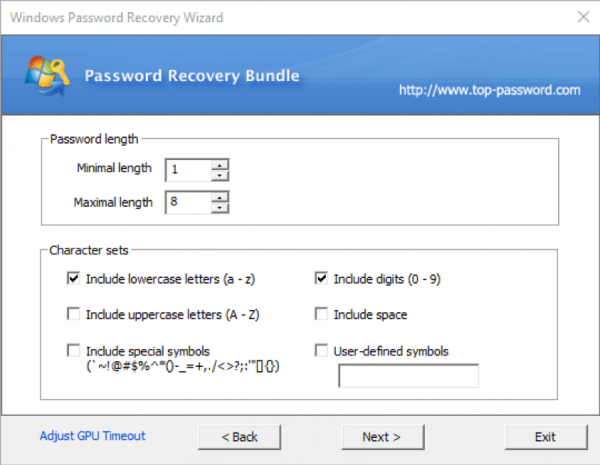 Recover Windows Password