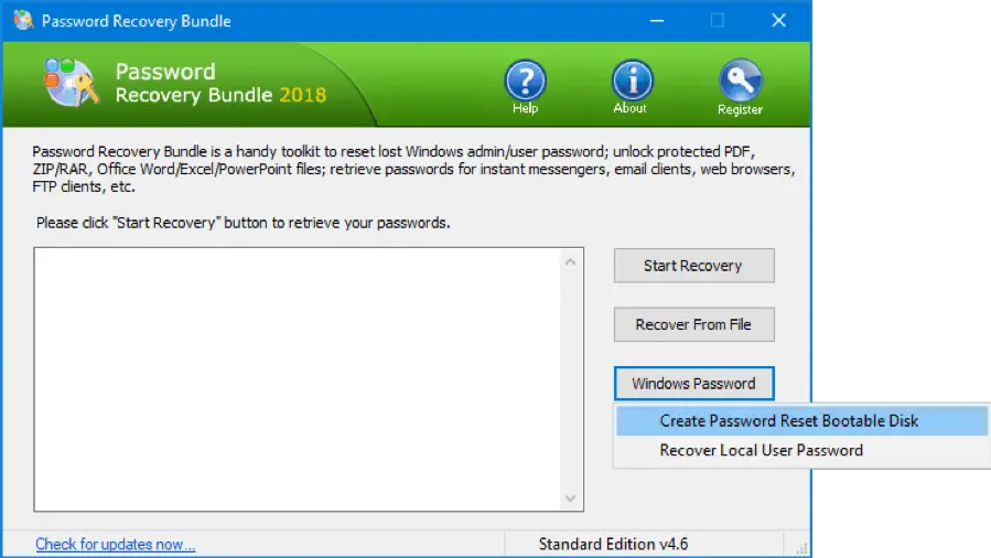 Windows Password Recovery 1