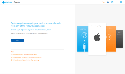 Dr.fone – Repair: Recover Dead or Frozen iPhone/iPad