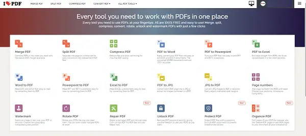 iLovePDF Review: Comprehensive suite of tool you need to work with PDFs