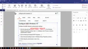 Edit PDF on Windows