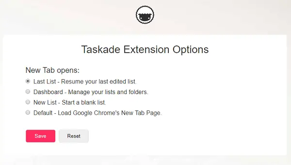 google chrome extensions taskade