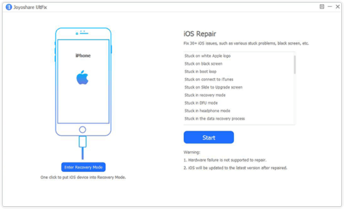 Fix iPhone & iOS issues using Joyoshare UltFix for Windows PC