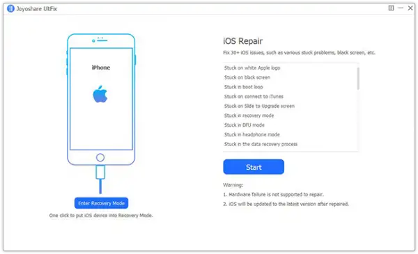 UltFix iOS System Recovery Tool