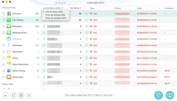 Recover Deleted Call Logs iPhone iOS13