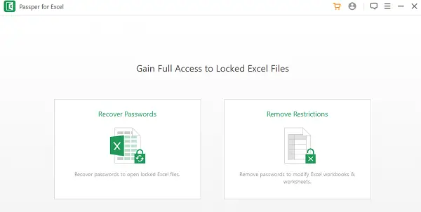 Excel Password Recovery using Passper