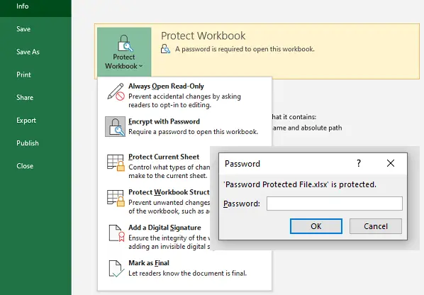 Excel Password Recovery using Passper