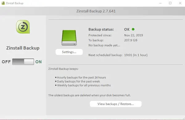 zinstall fullback