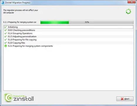 zinstall winserv key