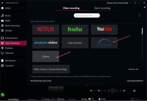 Audials One: Record Disney+, Zoom Video Calls and any streaming service on the internet