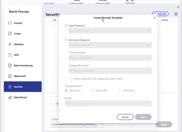 PDFElement Secure PDF Files