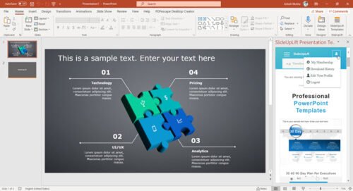 SlideUpLift lets you create Powerful PowerPoint Presentations for Business