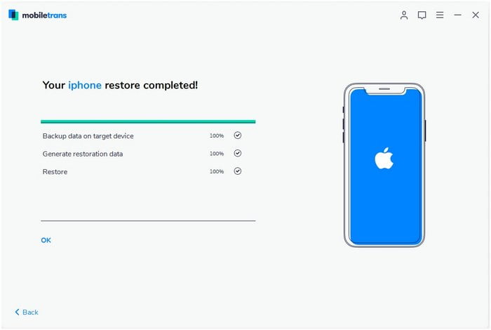 whatsappa data transfer complete