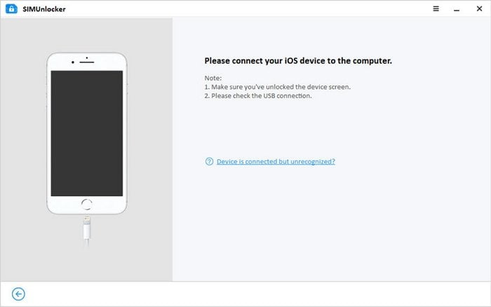 Simunlocker Connect iPhone Windows