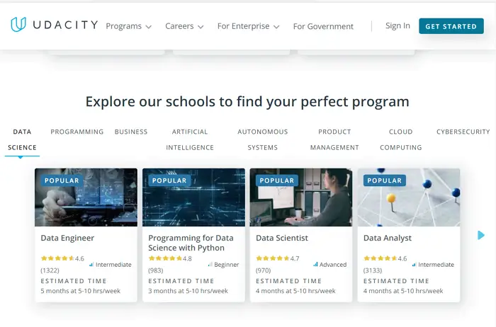 Udacity Online Courses