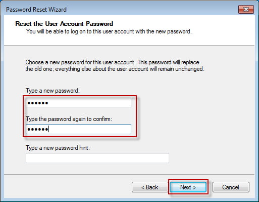 Password Reset-windows10-wizard