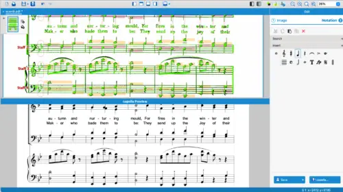 A review of optical music recognition software - Scoring Notes