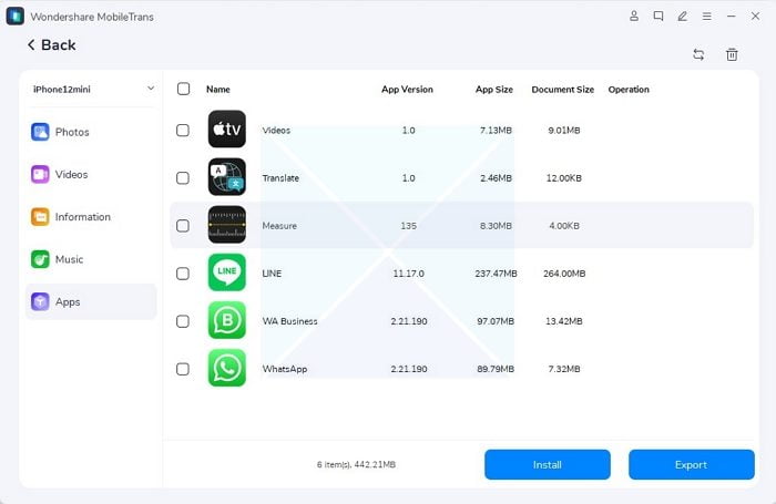 MobileTrans Phone Data Transfer