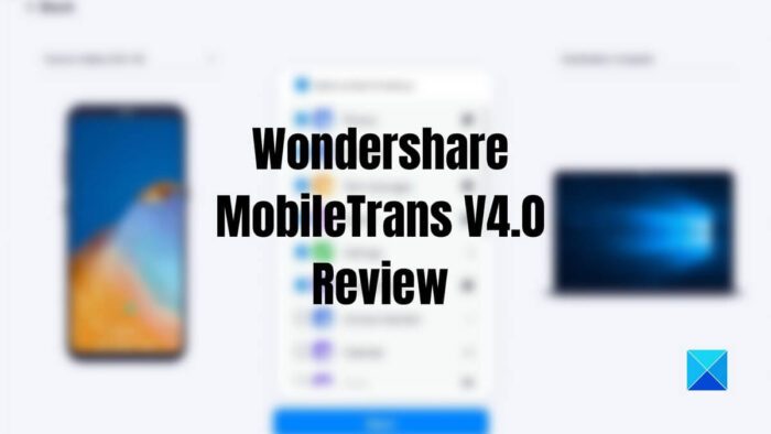 Wondershare MobileTrans V4.0 Review