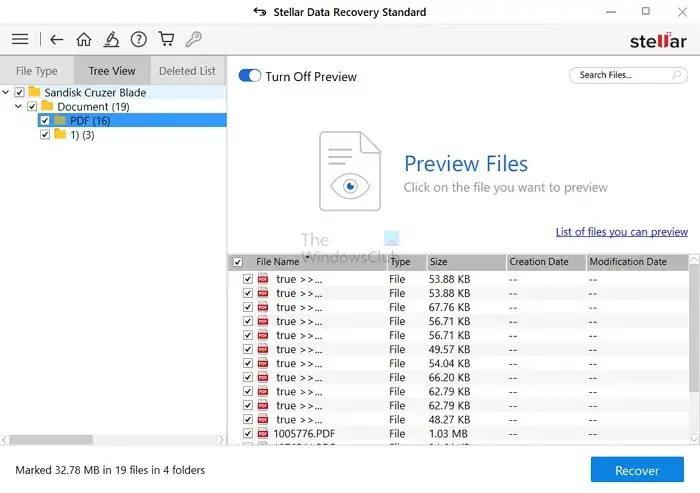Stella Data Recovery Recover Files