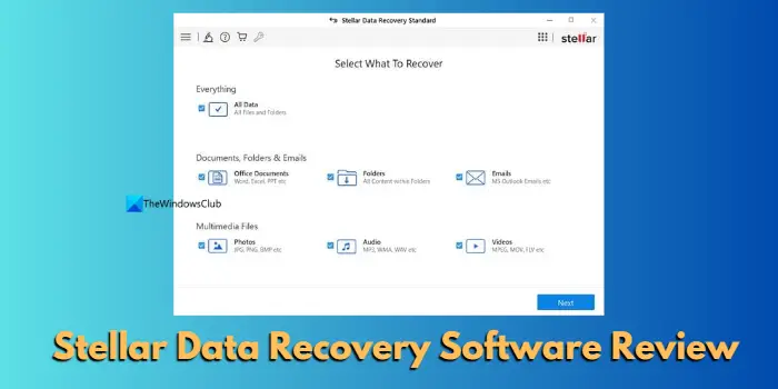 Stellar data recovery software review