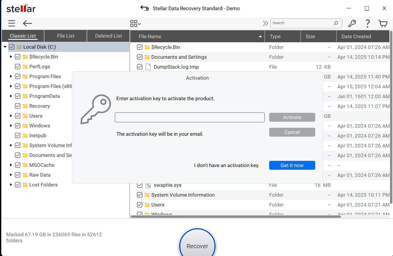 Stellar Data Recovery Save Files