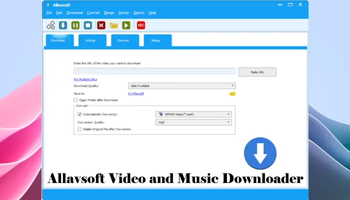 Allavsoft Video Music Downloader software