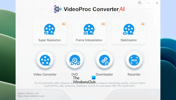 VideoProc Converter AI review