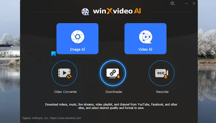 Winxvideo AI best image video enhancer