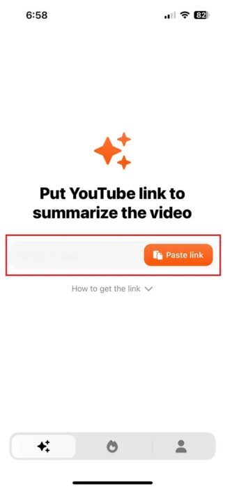 Eightify Put Youtube link to summarize video