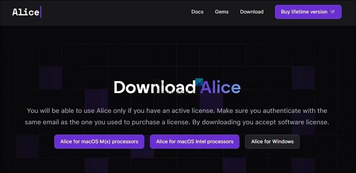 Download Alice App Windows