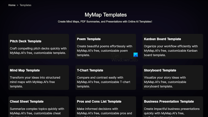 MyMap Templates