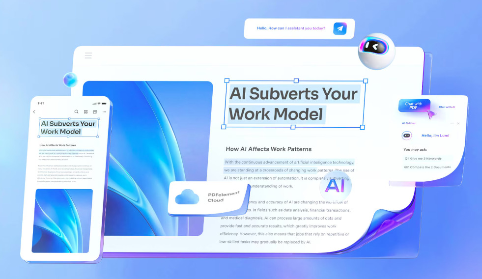 PDFelement V11 AI Powered PDF-редактирование