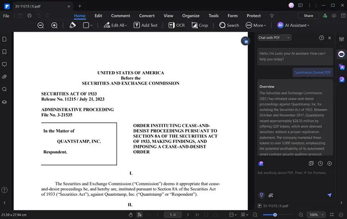 Pdfelement V11 Ai Features