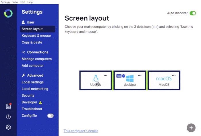 Synergy 3 - Manage Multiple Computers