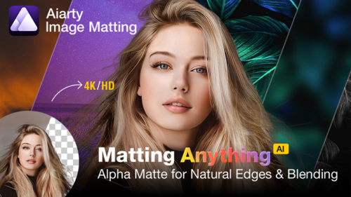 Aiarty Image Matting is the best AI Image Matting Software [Free License]