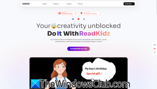 ReadKidz: Create AI-Generated Picture Books and Bedtime Stories for Children