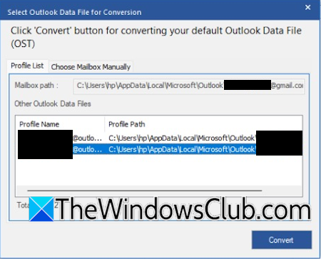Convert OST to PST