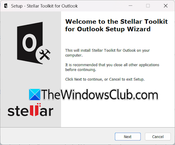 Install Stellar Toolkit for Outlook