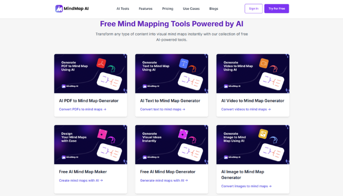 MindMap AI Best free AI Mind Mapping - MindMap AI 007