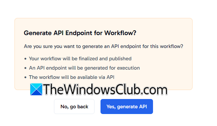 Generate API for your workflows Generate API for your workflows