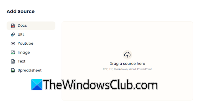 Add Source file to MyLens AI