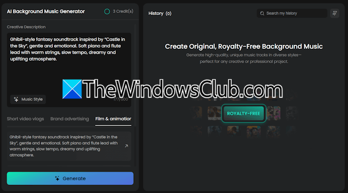 FineVoice AI Background Music Generator FineVoice AI Background Music Generator